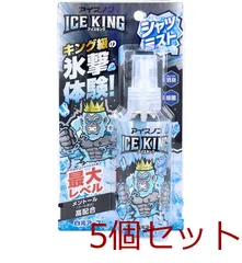 アイスノン シャツミスト ICE KING ミントの香り 100mL 4902407025173 ×5個セットのサムネイル