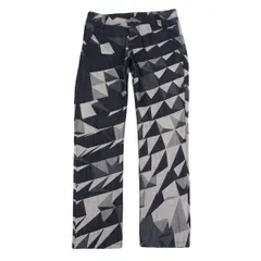 イッセイミヤケISSEY MIYAKE A-POC INSIDE 幾何学ジャガードデニムパンツ インディゴ他2のサムネイル
