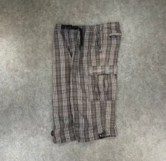 archive AIRWALK Cargo Shorts エアウォーク カーゴショーツ ハーフパンツ クロップド チェック柄 Y2K Lのサムネイル
