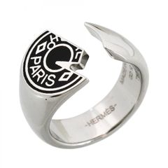 美品】HERMES/エルメス アンカー リング 指輪 64 22号 シグネット