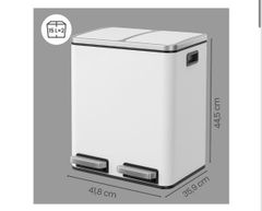SONGMICS 3分別ゴミ箱 LTB254BZ02 本体 - メルカリ