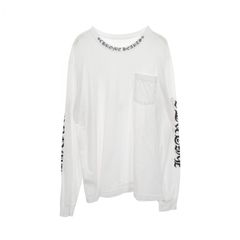 クロムハーツ ネックロゴ ロンT ホワイト&パープル 新品‼️ XL - メルカリ