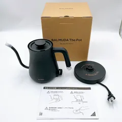【美品】バルミューダ ザ・ポット｜電気ケトル ブラック BALMUDA The Pot K07A-BKのサムネイル