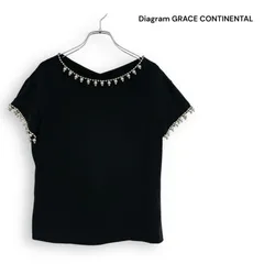 Diagram GRACE CONTINENTAL グレースコンチネンタル ビジュー トップス ブラック Size36のサムネイル