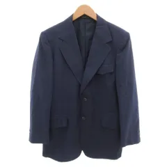 マックレガー マクレガー McGREGOR 美品 テーラードジャケット XL 青 ブルー 麻 リネン混 シングル 背抜き /SJ ■ECG006のサムネイル
