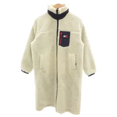 トミー TOMMY JEANS リバーシブル コート XS マルチカラー ボア スタンドカラー ロング丈 /SJ ■ECG006のサムネイル