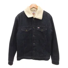 トミー TOMMY JEANS デニムジャケット ブルゾン ボア ロゴ M インディゴブルー /JS ■ECG006のサムネイル