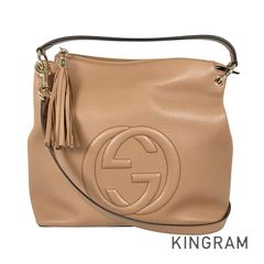 GUCCI ショルダーバッグ レザー タッセル付き チャームプレゼント