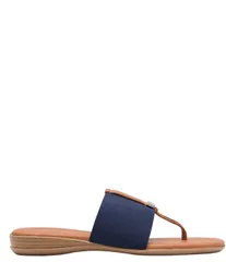 アンドレアース レディース シューズ サンダル Andre Assous Nice Stretch Thong Sandals Navy ネイビーのサムネイル