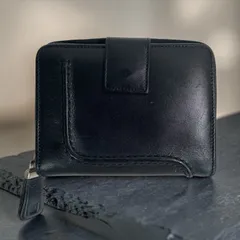 BALLY 二つ折り財布 ブラック レザーのサムネイル
