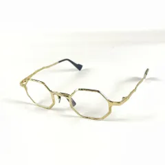 KUBORAUM　クボラム　OP23H060013　MASKE　Z19　マスク　オクタゴンシェイプ　メガネ　サングラス　サイズ43□25　ゴールド　ケース付のサムネイル
