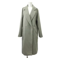 ダブルクローゼット w closet チェスターコート F グレー 無地 テーラードカラー 長袖 ロング丈 /PP ■ECC004のサムネイル