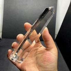 ヒマラヤ水晶 六角柱 30cm｜大型ポイント 原石 置物 パワーストーン