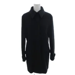 ポールスミス ブラック Paul Smith BLACK ステンカラーコート アンゴラ 42 黒 ブラック 無地 長袖 レギュラーカラー /TL ■ECE006のサムネイル