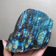 天然石☆希少！贅沢大玉！極上ラブラドライト♡原石♡鉱物標本♡置物