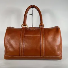 B-205 ENRIQUE LOEWE KNAPPE エンリケロエベナッペ ミニボストンバッグ  オールドロエベ ブラウン レザー 2260003990205 40-14のサムネイル
