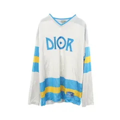 ディオール Dior ロゴ スポーツストライプ 長袖 293J630A0764 レーヨン 長袖トップス メンズ Used Aのサムネイル