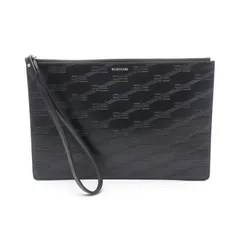 バレンシアガ BALENCIAGA セカンドバッグ クラッチバッグ BBモノグラム 717791 ブラック レザー BBモノグラム クラッチバッグ メンズ Used Aのサムネイル