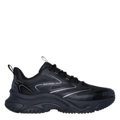 スケッチャーズ メンズ シューズ スニーカー Skechers Mens Classic LowTop Trainers Black ブラック