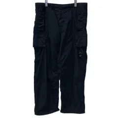 シーピーカンパニー C.P. Company ナイロン FLATT NYLON OVERSIZE PANTS 18CMPA253A 005991G カーゴパンツ ブラック Sサイズ 201MB-1528のサムネイル