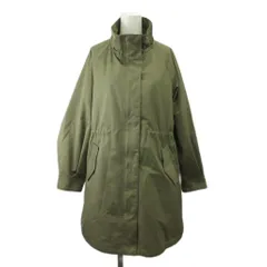 ビーミングバイビームス B:MING LIFE STORE by BEAMS ロングマウンテンパーカー アウター 上着 S 緑 グリーン カーキ フード付き 無地 ハイネック 長袖 /YU ■ECA006のサムネイル