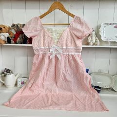 バラ＆マーガレットプリントワンピース ピンク Emily Temple Cute
