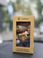 スターバックス × トイストーリー ベアリスタ キーチェーン ウッディ