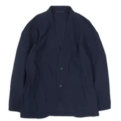 ZUCCa ズッカ CZ24FD951 ナイロン ノーカラー ジャケット ネイビー系 XS【中古】のサムネイル