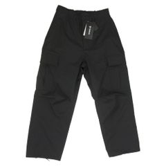 Goldwin ゴールドウィン GL74352 WOOL BLEND TWILL CARGO PANTS ウールブレンド ツイル カーゴパンツ ブラック系 S【新古品】【未使用】【中古】