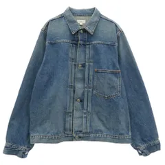 HYKE ハイク 26SS DENIM JACKET TYPE 1 / REGULAR FIT レギュラーフィット デニムジャケット インディゴブルー系 XXL 5【中古】のサムネイル