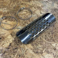 ハーレー トライアンフ ヒートガード マフラー ショベル パン アイアン チョッパー カスタム ビンテージ (WW93084_2)のサムネイル