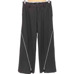 ALMOST BLACK】18SS ZIP WIDE TROUSERS - メルカリ