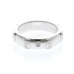 ハリー・ウィンストン(Harry Winston) HW ロゴ 1P ダイヤモンド バンドリング K18ホワイトゴールド(K18WG) ファッション ダイヤモンド バンドリング シルバーのサムネイル