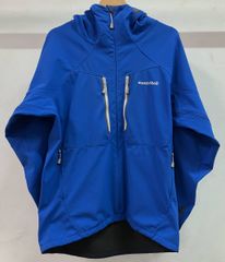 モンベル パウダーシェッドパーカ マウンテンパーカ 登山 保温 青 L