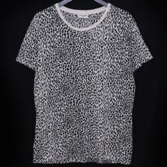 SAINT LAURENT エディ期 レオパード柄Tシャツ Lサイズ ホワイトのサムネイル