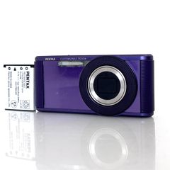 ペンタックス デジカメ PENTAX Optio LS465 本体 パープル - メルカリ