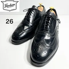 【極美品】FLORSHEIM フローシャイム 76401 フルブローグ ウィングチップ US8 26cmのサムネイル