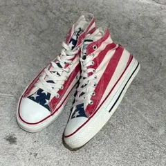 90s CONVERSE / コンバース USA製 オールスター ハイカット 星条旗柄 6 1/2