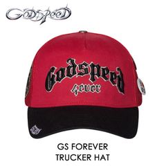 GODSPEEDピンズ付きTrucker Cap ブラックgrowaround - メルカリ