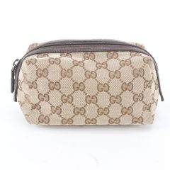 Gucci GGパターン ポーチ ベージュ - メルカリ