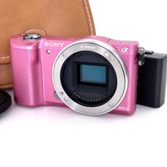 SONY α5000 ボディ ピンク 送料無料 - メルカリ