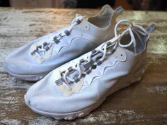 ◆NIKE ナイキ スニーカー REACT ELEMENT ナイキ リアクト エレメント 55 SE ホワイト US9.5（27.5㎝）◆ジョギング ランニング