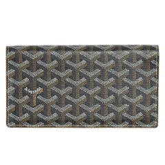 本物 ゴヤール GOYARD リシュリュー ヘリンボーン 長財布 ロングウォレット PVC ブラック Richelieu 財布 ウォレット 中古・のサムネイル