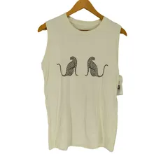 アメリ AMERI MEDI WHITE TWIN CHEETAH TANK タンクトップ レディース FREE のサムネイル