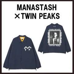 新品未使用　MANASTASH×TWIN PEAKS　コーチジャケット　S　ネイビーのサムネイル