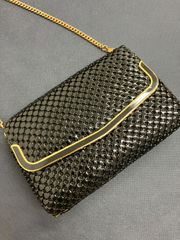 美品 濱野ハマノオーストリッチ サンピエトロ チェーンショルダー
