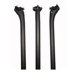 ROADNADO カーボン シートポスト 自転車用 T800 炭素繊維 3K マットつや消し オフセット 25mm 軽量 25.4/27.2/31.6mm 長さ 350/400mm ロードバイク MTB マウンテンバイク クロスバイク 汎用のサムネイル