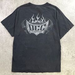 00年代 ORANGE COUNTRY CHOPPER バイク 企業ロゴプリントTシャツ メンズL 古着 00s Y2K VINTAGE ヴィンテージ モーターサイクル バックプリント 黒色