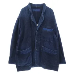 PORTER CLASSIC ポータークラシック NEW SASHIKO TAILORED JACKET ニュー サシコ 3B テーラード ジャケット ブルー系 3【美品】【中古】のサムネイル