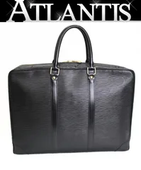 ルイヴィトン Louis Vuitton ポルト ドキュマンヴォワヤージュ ビジネスバッグ ブリーフケース エピ 黒 G金具 M59162 【73378】のサムネイル